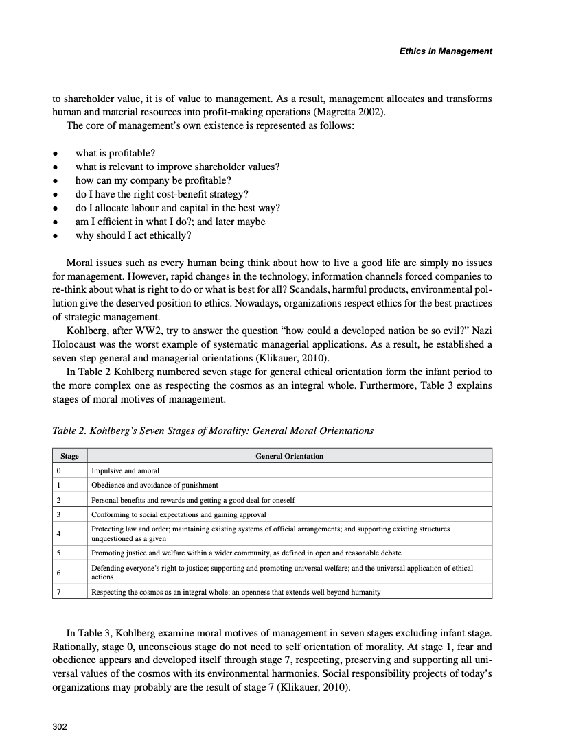The Questions: Write a summary on the different