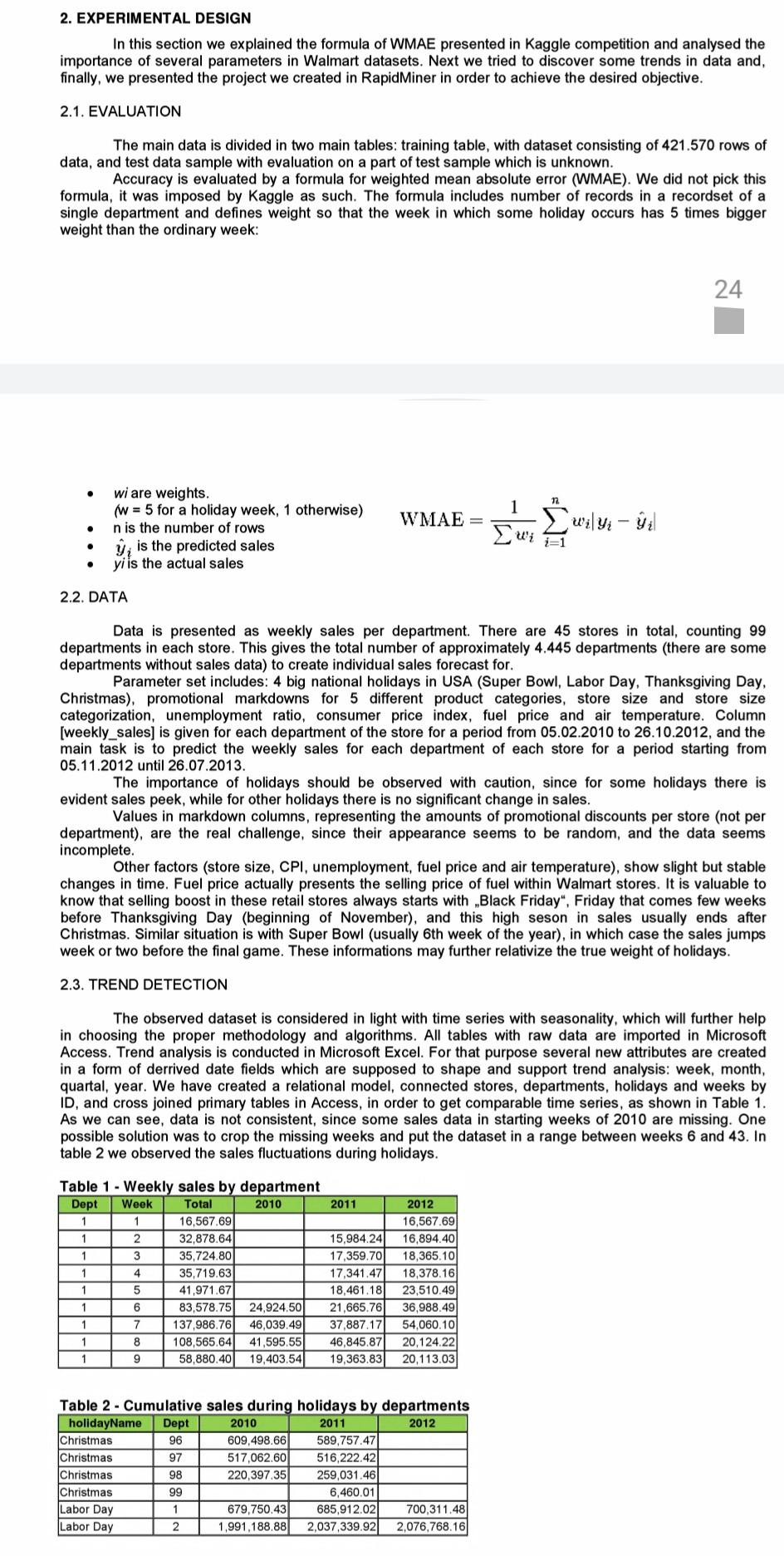 provide the details Conclusions 2. EXPERIMENTAL