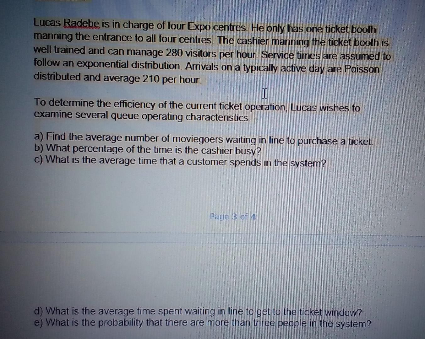 Calculate the following Lucas Radebe is in charge