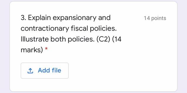 14 points 3. Explain expansionary and