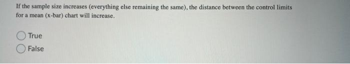 If the sample size increases (everything else