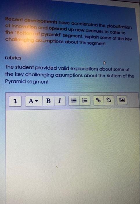 Recent developments have accelerated the