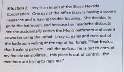 Pregunta 53 Lizzy Loser, is a junior at the UNR