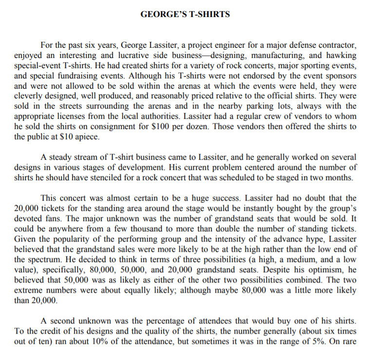 (a) Draw the influence diagram for this decision.