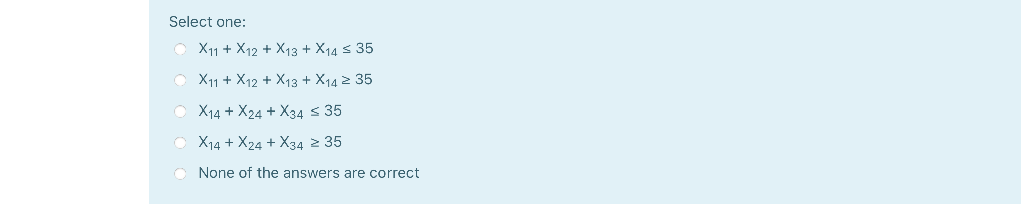 Question 9 Using Figure 2, select the capacity