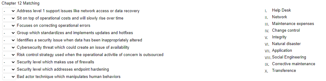 Chapter 12 Matching Address level 1 support