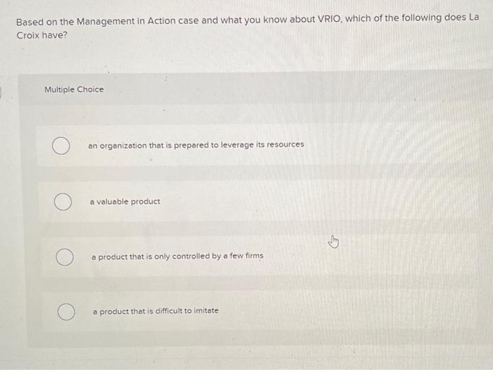 Based on the Management in Action case and what