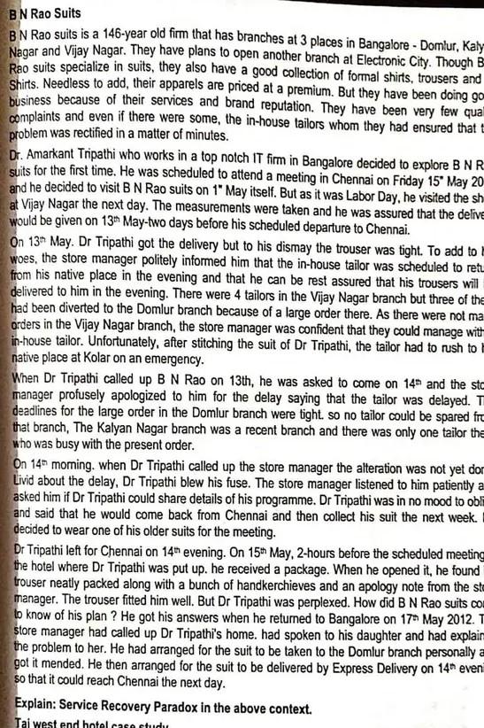 B N Rao suits case study solutions BN Rao Suits B