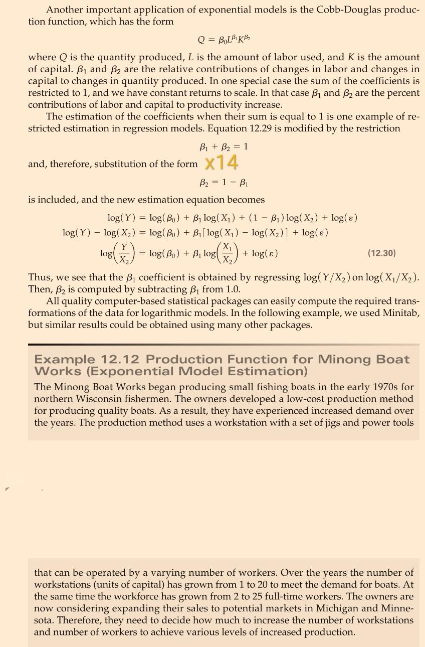 . Another important application of exponential