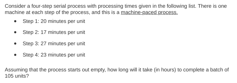 please show your work! Consider a four-step