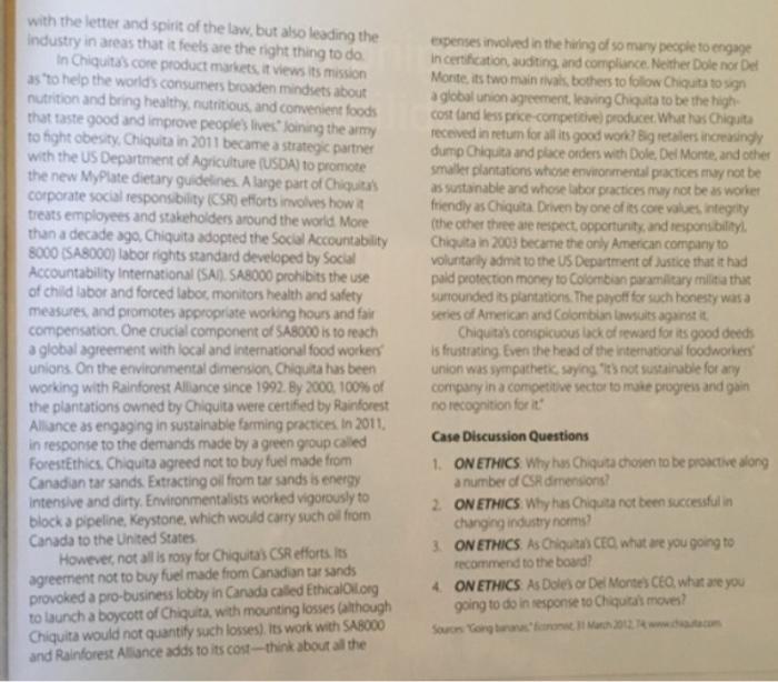 Chiquita Is the Top Banana When It Comes to