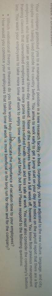 CONDICUS Your company promoted you to a