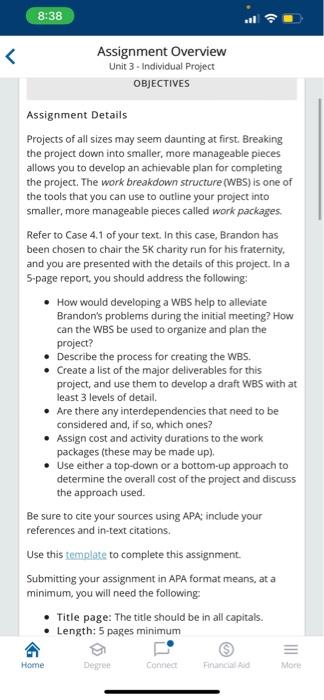 8:38 Assignment Overview Unit 3-Individual