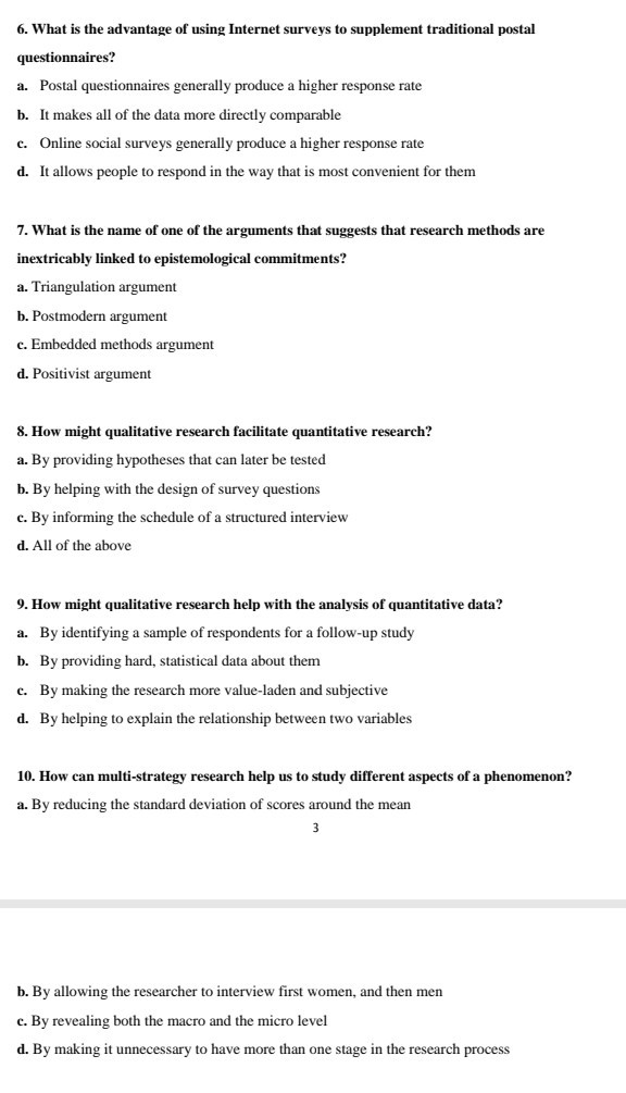 please help with the multiple choice for human