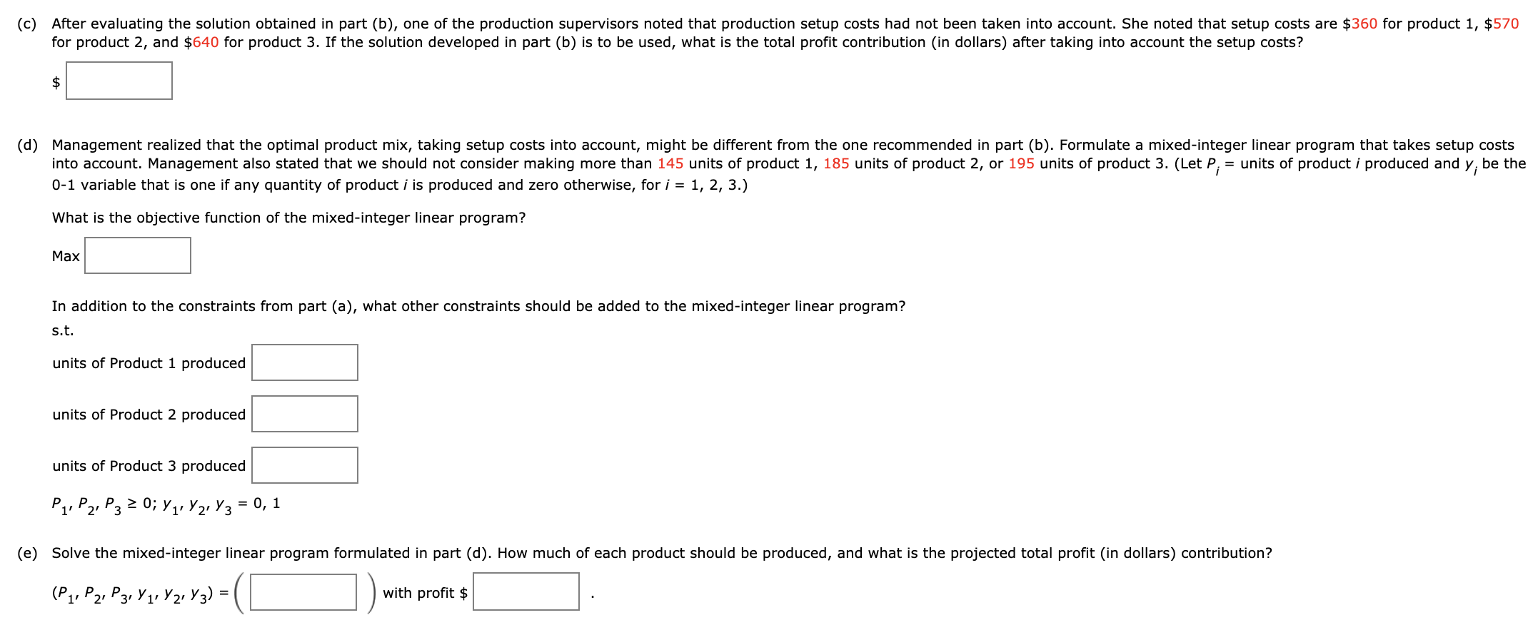 PART C, D, E ONLY PLEASE!! Hart Manufacturing