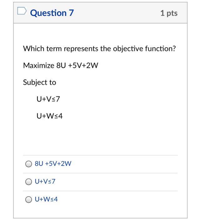 The following model is a valid linear programming