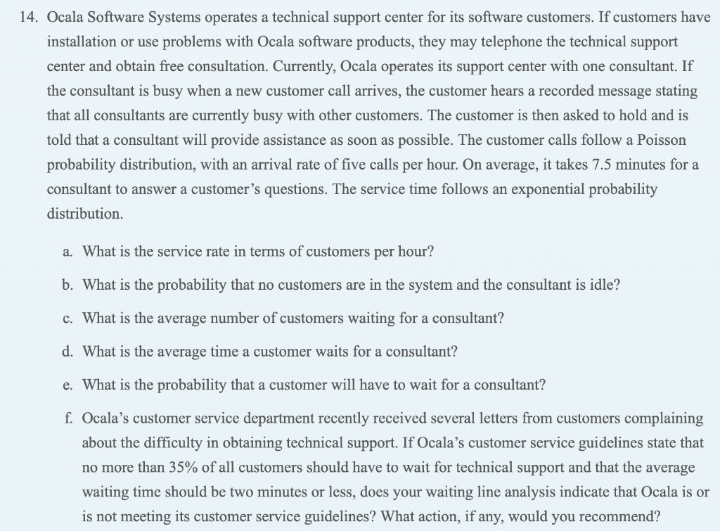 14. Ocala Software Systems operates a technical