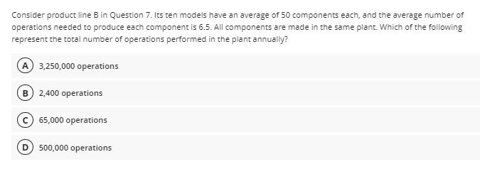 Question 1 1.5 Points In a batch machining