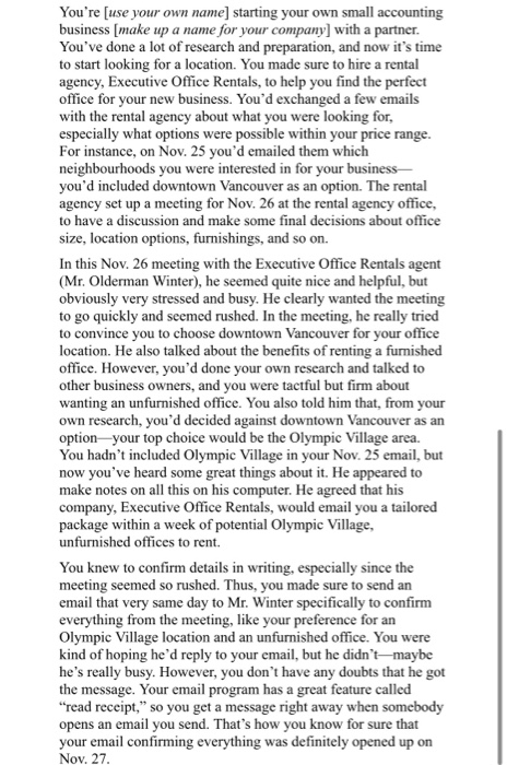 email writing You're [use your own name] starting