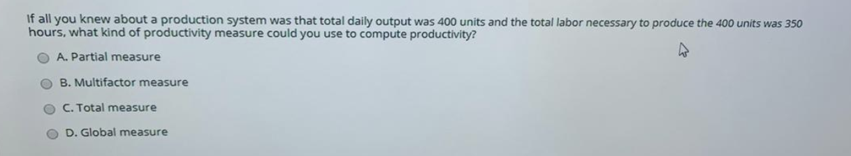 If all you knew about a production system was