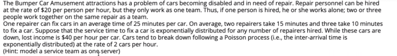 A graduate student has been hired to work as a TA