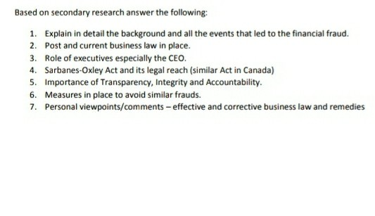 answer 5th and 6th Based on secondary research