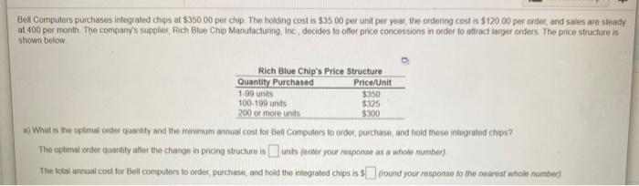 Bot Computers purchases integrated chips at $350