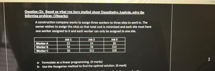 DUD Question (2): Based on what you have studied