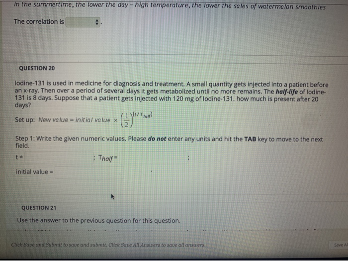 Question Completion Status: QUESTION 18 Consider