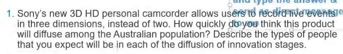 1. Sony's new 3D HD personal camcorder allows