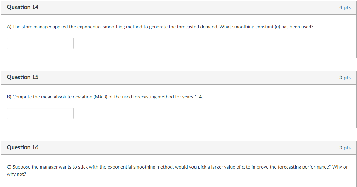 Forecasting and Inventory Management with