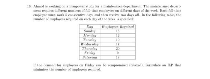please write the ILP on paper. 3 steps.