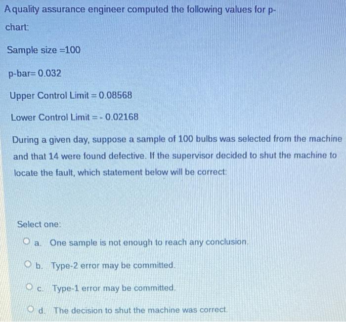 Aquality assurance engineer computed the