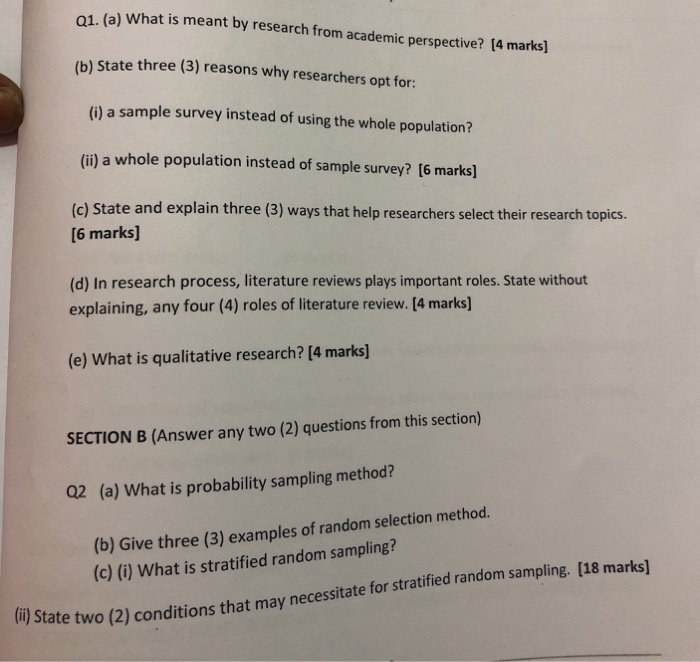 (ii) State two (2) conditions that may