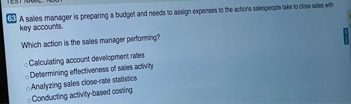 TEST NAME: NB01 62 How should a company reduce