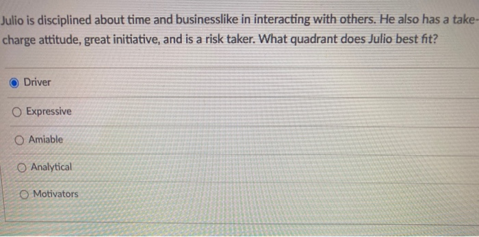 Jennifer tends to express her emotions and is