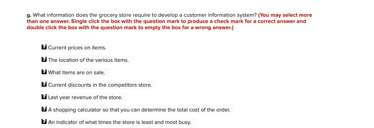 You are making your weekly trip to your local