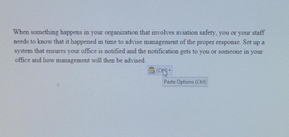 When something happens in your organization that