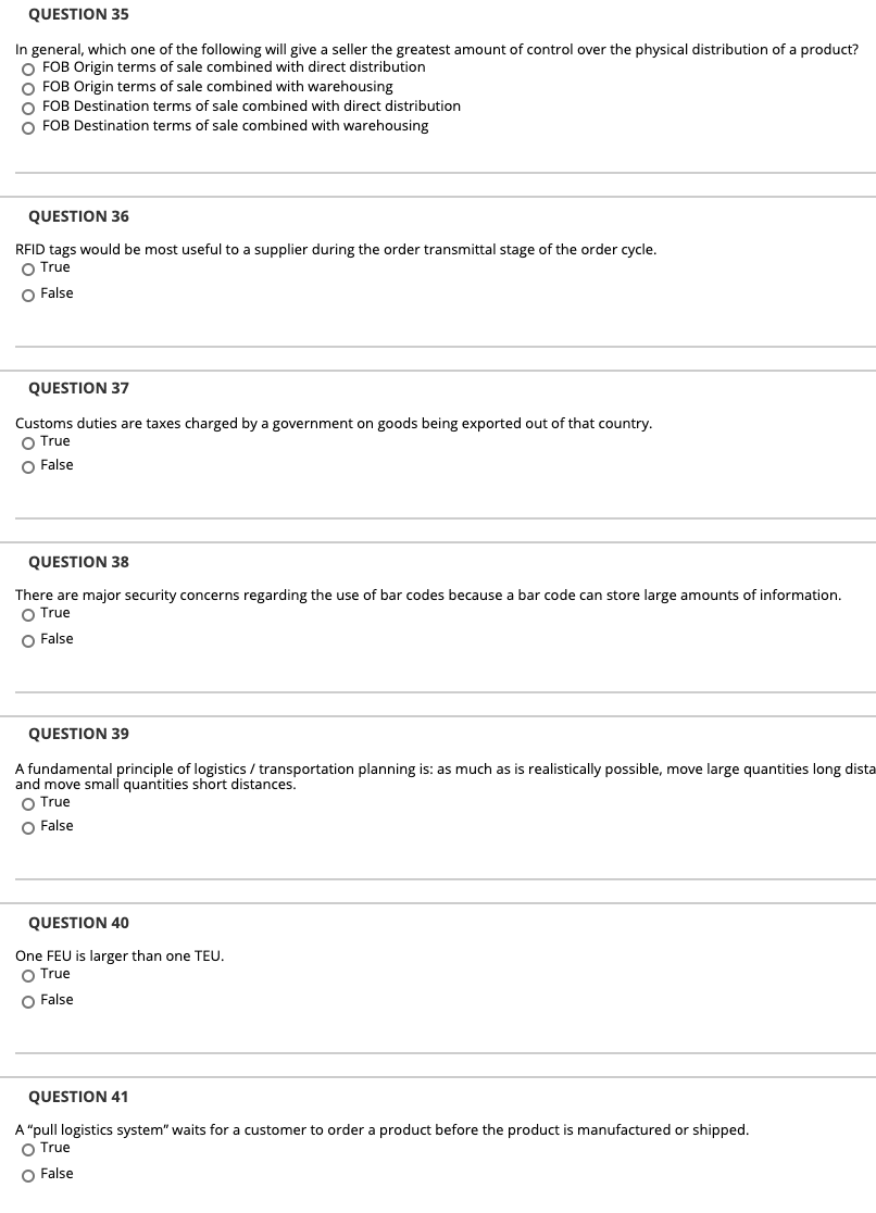 QUESTION 28 All other things equal, air