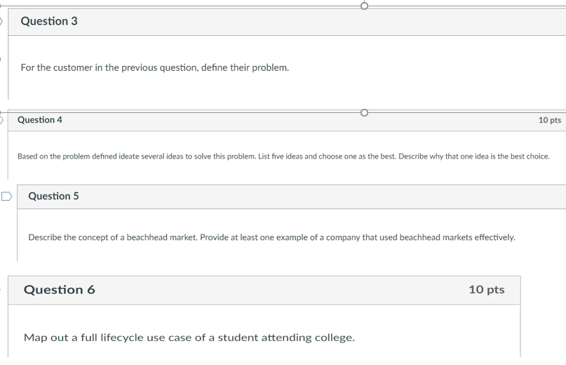 Question 1 10 p Describe the Stanford d. School