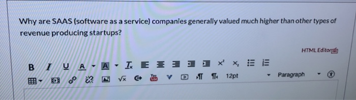 Why are SAAS (software as a service) companies