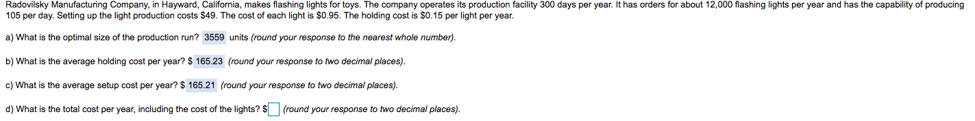 Radovilsky Manufacturing Company, in Hayward,