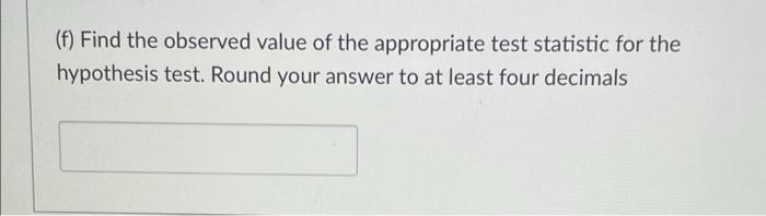 A researcher collected data on the six randomly