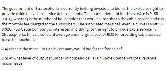 The government of Stratospheria is currently