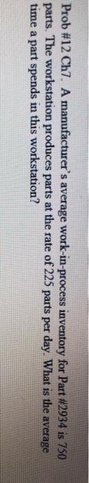 Prob #10 Ch7. An express checkout line at a