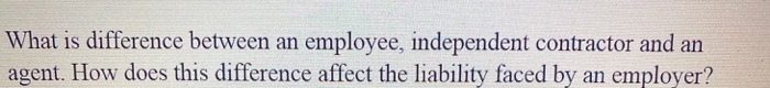 What is difference between an employee,