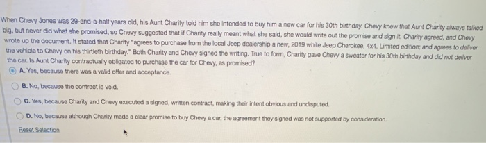 When Chevy Jones was 29-and-a-half years old, his