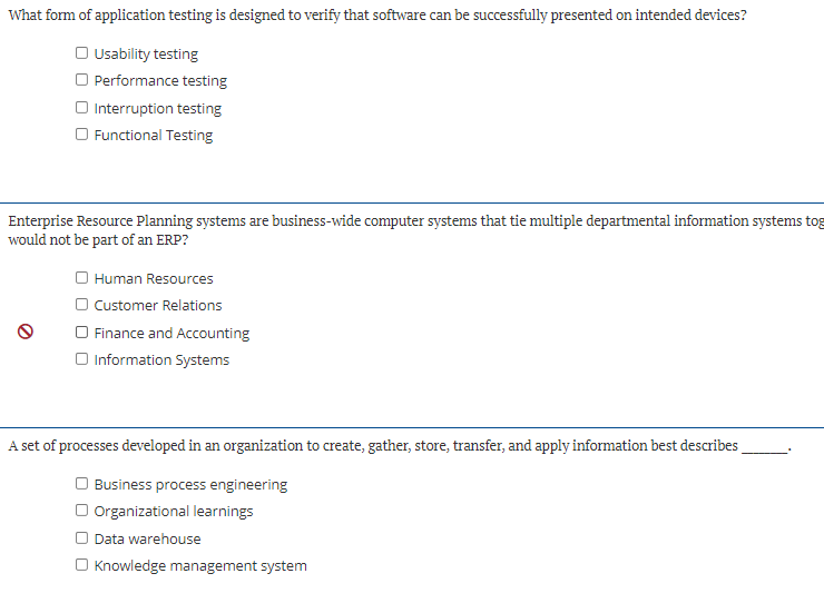 What form of application testing is designed to