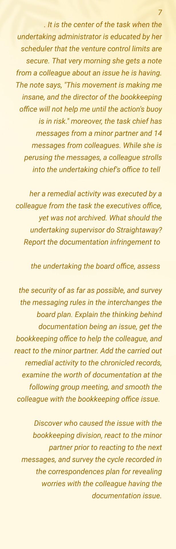 bj 7 It is the center of the task when the