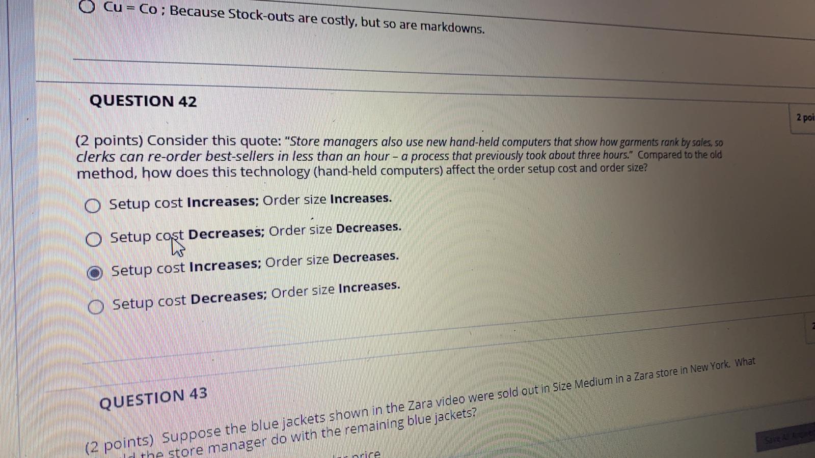 bution QUESTION 44 (5 points)"each of the